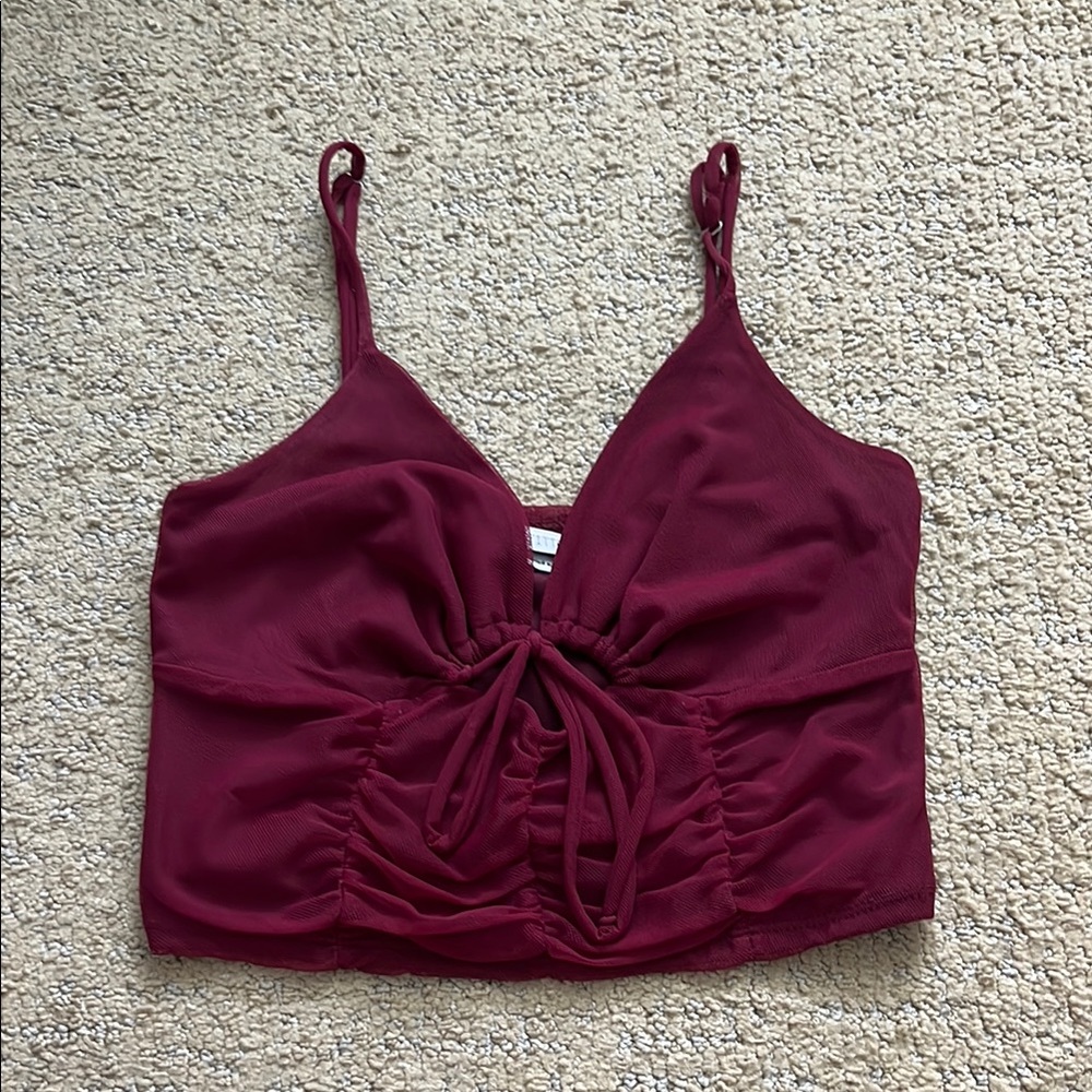 Urban Outfitters Red Crop Top